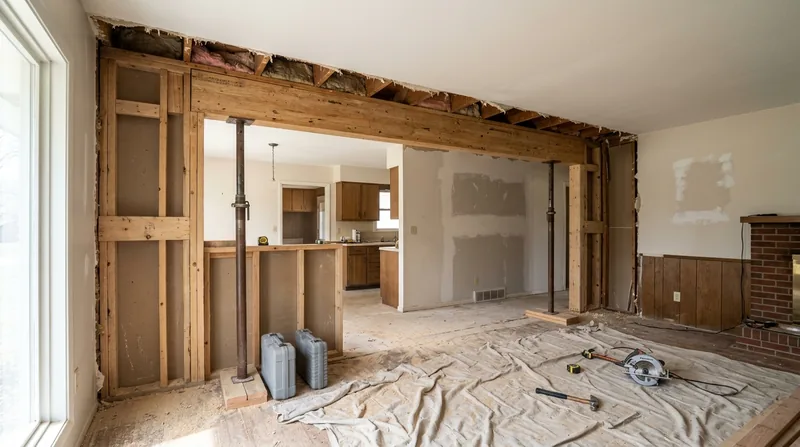 Beam Replacement & Load-Bearing Wall Removal Olathe